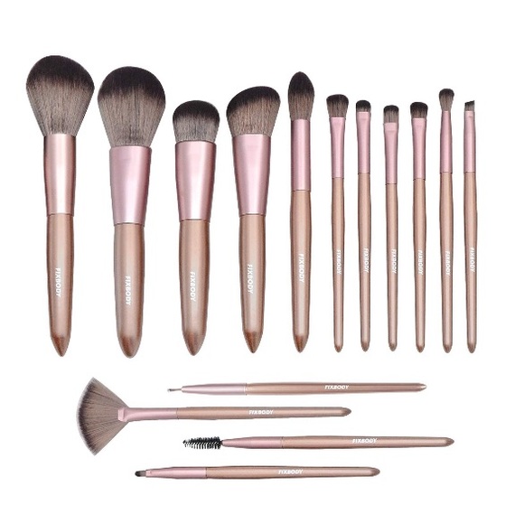 Fixbody Other - NWT 15 Piece Fixbody Rose Gold Brush Set